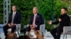 US envoys Jared Kushner and Steve Witkoff at a joint press conference with Ukrainian President Volodymyr Zelenskyy in Kyiv on September 6.
