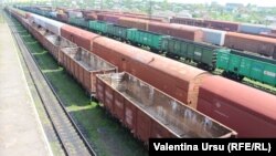 Vagoane de marfă la Basarabeasca, 12 mai 2019.