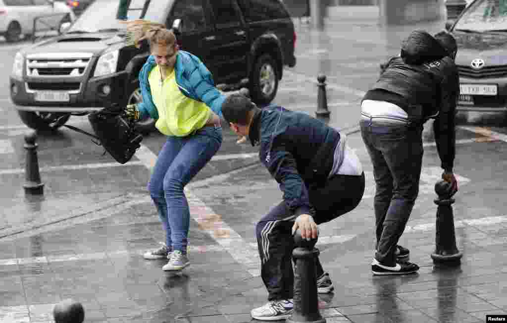 Vânt puternic la Bruxelles