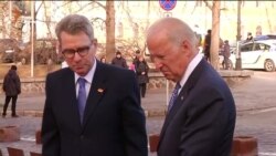Віце-президент США відвідав Алею Героїв Небесної сотні у Києві (відео)