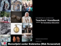 Naslovnica priručnika za nastavnike srednjih škola za podučavanje o genocidu u Srebrenici.