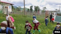 Iran -- Students of Mashand village in Astara. May 10, 2020