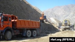 Road construction in Afghanistan