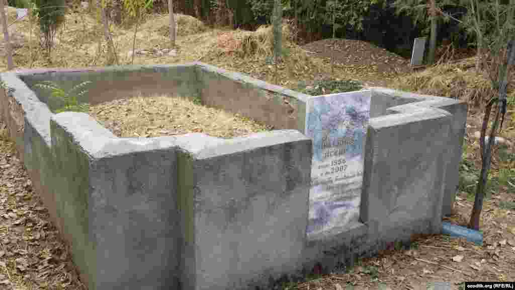 Тожикистонлик ўзбек шоири Асқар Маҳкам қабри