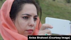 انیسه شهید خبرنگار افغان که در ایالات متحده جایزه دریافت کرد
