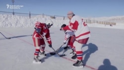 Kyrgyz Kids Chase Ice Hockey Dreams