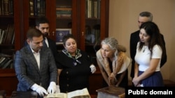 ԵՄ հատուկ ներկայացուցիչ Մագդալենա Գրոնոն Մատենադարանում, Երևան, 14-ը սեպտեմբերի, 2026թ.