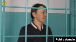 Наталья Шульга во время слушаний в суде