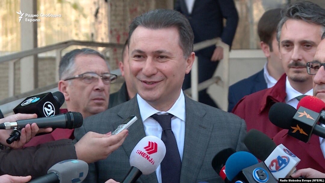 VMRO-DPMNE leader Nikola Gruevski