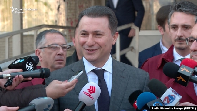VMRO-DPMNE leader Nikola Gruevski