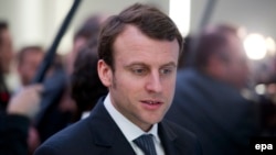 Fostul ministru al economiei, Emmanuel Macron