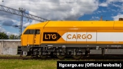 Ілюстрацыйнае фота. Цягнік літоўскай кампаніі LTG Cargo