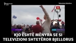 Si e falsifikoi televizioni shtetëror bjellorus mbulimin e një tubimi të opozitës?