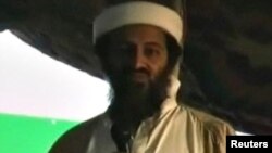 World -- A grab from previously unreleased video shows slain former Al-Qaeda chief Osama bin Laden, 12Se2011