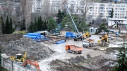 Реконструкция стадиона «Горняк», декабрь 2018 года