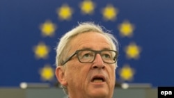 Архивска фотографија: Претседателот на Европската комисија Жан Клод Јункер 14 Септември 2016