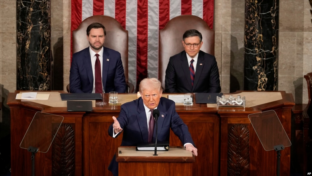 Președintele SUA, Donald Trump, a susținut primul discurs în Congres de la preluarea mandatului.