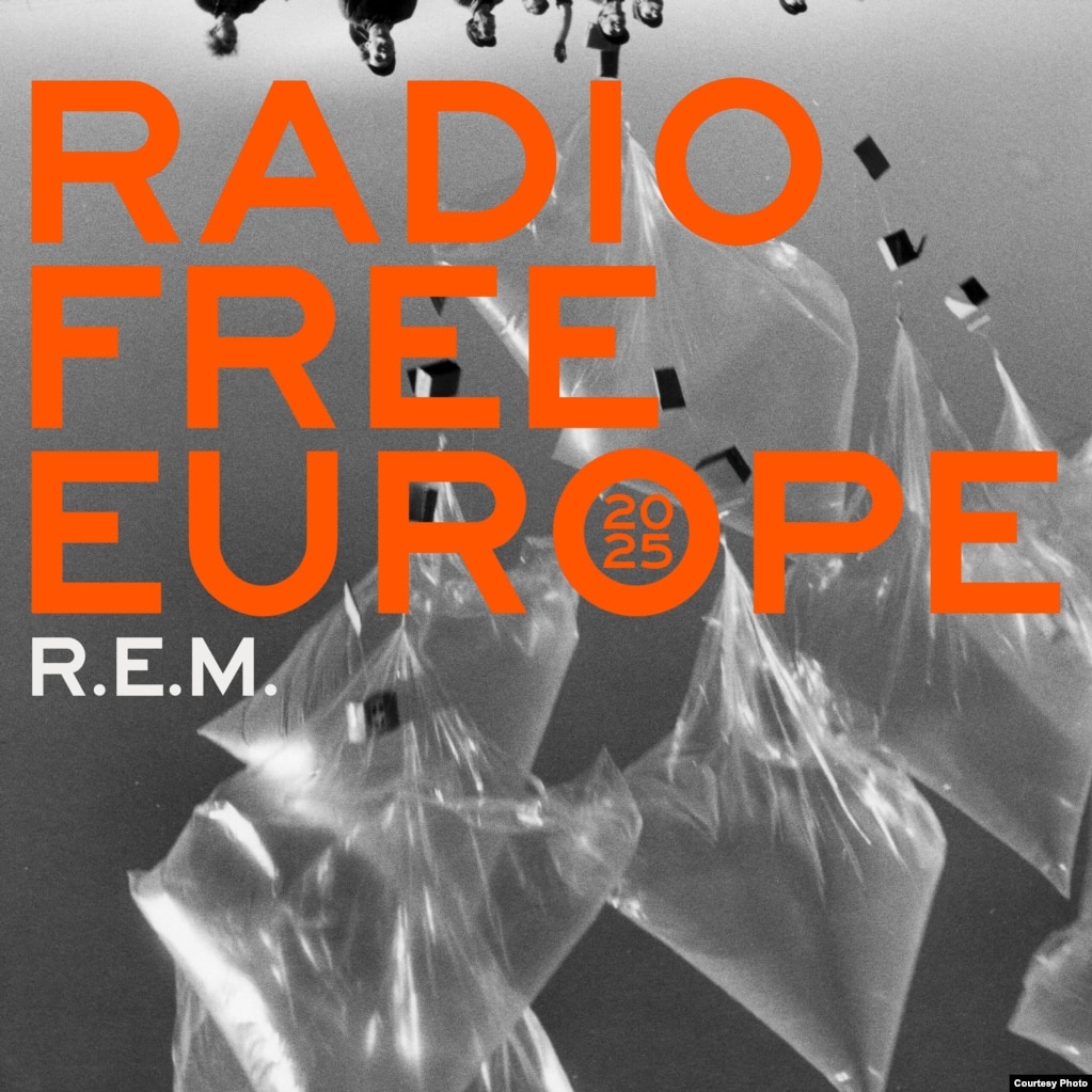 R.E.M. album art for their Radio Free Europe 2025 remix