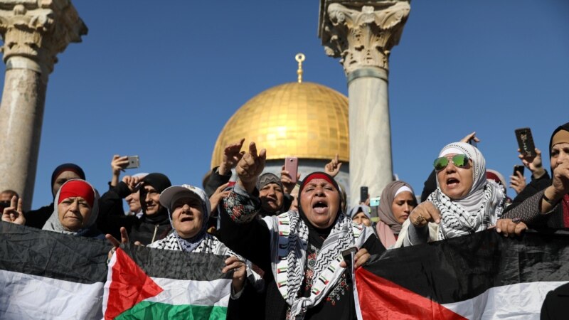 Жители Палестинской автономии продолжают акции протеста