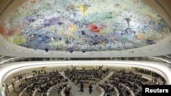 Нишасти изтирории Шӯрои СММ оид ба ҳуқуқи башар дар робита ба вазъи Сурия