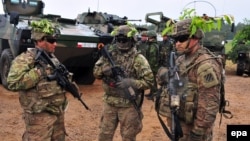 Солдаты НАТО на учениях "Анаконда-16" на севере Польши