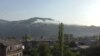 Armenia - Toxic smoke billows from a copper smelter in Alaverdi, 6Sep2018