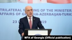 Давід Залкаліяні, міністар замежных справаў Грузіі