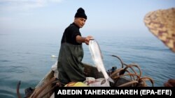 FILE PHOTO - Iranian fisherman. 
