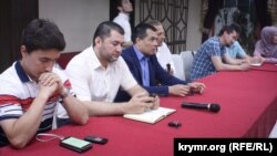 Dilâver Memetov, Edem Semedlâyev ve Emil Kurbedinov «Qırım birdemligi»niñ körüşüvinde, 2018 senesi mayıs 26 künü