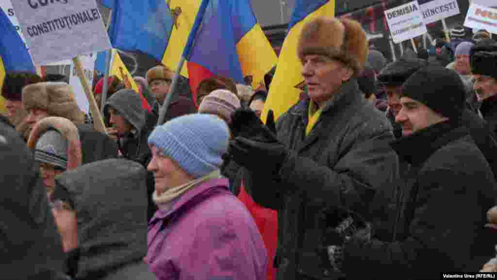 Moldova, Antigovernmental protest in Chisinau organized by the Committee for Defending the Constitution and Democracy, 12.02.2012
