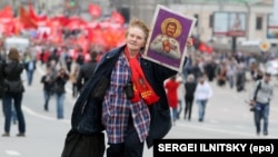 Paradă de Ziua muncii, la Moscova, 1 mai 2012
