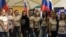 Російська провладна агітація серед студенток в окупованому Сімферополі, фото ілюстративне