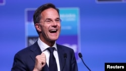 Despite a bumpy start, NATO Secretary-General Mark Rutte was smiling by the end of the alliance's summit in Turkey on July 8.