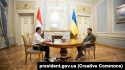 За день до зустрічі з Путіним Джоко Відодо побував у Києві, де провів переговори з Володимиром Зеленським