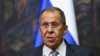 Russia's Foreign Minister Sergei Lavrov attends a joint press conference following his talks with Senegal's foreign minister in Moscow on August 29, 2024.