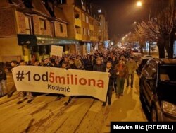 Protest u Kosjeriću