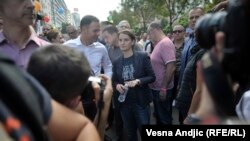 Ana Brnabić la parada Gay Pride de la Belgrad