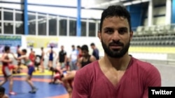 Iranian wrestler Navid Afkari (file photo)