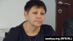 Надежда Гладырь, руководитель кризисного центра "Подруги". Шымкент, 10 апреля 2014 года.