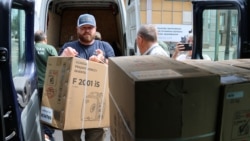 Джаред Мелоун під час візиту до Запоріжжя та передачі допомоги українським партнерам