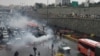 Protesters in Tehran block highways on November 16, 2019