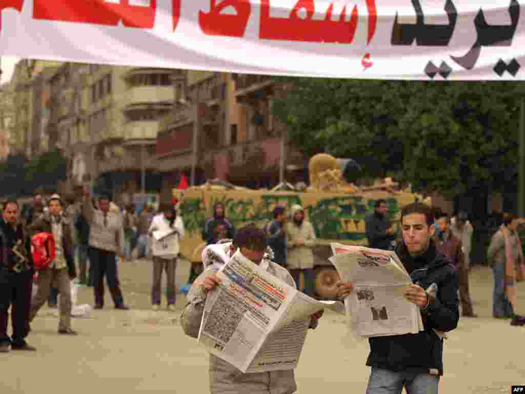 Kairo, 05.02.2011. Foto: AFP / Patrick Baz 