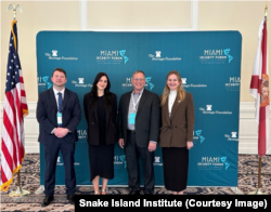 Делегація Інституту Острова Зміїний на безпековому форумі в Майамі під час візиту до США. Березень 2026 року
