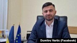 Dumitru Vartic, într-o fotografie din perioada în care mai era vicepreședinte al raionului Hâncești