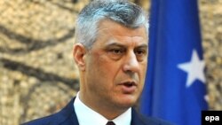 Ministri i Jashtëm i Kosovës, Hashim Thaçi.