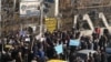 صحنه‌ای از تجمعات اعتراضی قبلی بازنشستگان در تهران