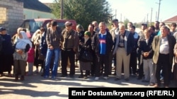 Residents of Belogorsk gathered on September 29 to pray for the missing men.