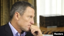 Ciclistul Lance Armstrong în 2013