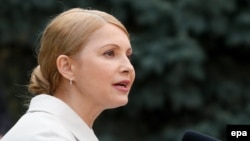 Юлия Тимошенко маалымат жыйында. Киев, 27-март, 2014-жыл