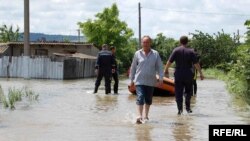 Inundațiile la Nemțeni